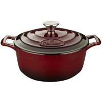 La Cuisine Cast Iron Round Casserole Size: 5.7