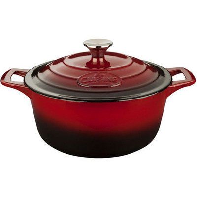 La Cuisine Pro Cast Iron Round Casserole Size: 5.7