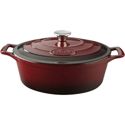 La Cuisine Pro Oval Casserole Color: Cream, Size: 7.4