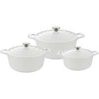 La Cuisine Pro 6-Piece Cast Iron Round Casserole Set Color: Green