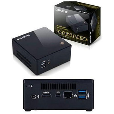 Gigabyte Technology Gigabyte Brix Gb-bxi3h-5010 Desktop Computer - Intel Core I3 I3-5010u 2.10 Ghz - Mini Pc - Intel Hd Graphics 5500 - Wireless Lan - Bluetooth (gb-bxi3h-5010-bw)