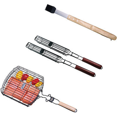 Jim Beam 6 PIECE GRILL BASKET KIT