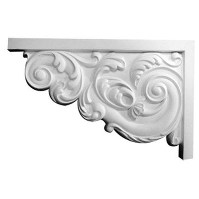 Ekena Millwork 0.73-ft Primed Polyurethane Stair Bracket Accent SB08X07AS-L