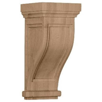 Ekena Millwork 6.5-in x 14-in Cherry Charleston Mission Wood Corbel