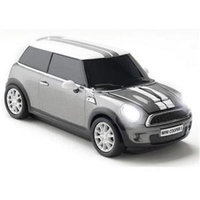 Totally Tablet CCM660400 Mini Cooper S computer mouse in Dark Silver with 2.4 G
