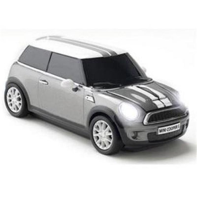 Totally Tablet CCM660400 Mini Cooper S computer mouse in Dark Silver with 2.4 G