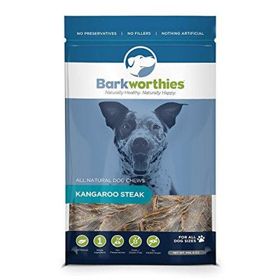 Barkworthies Kangaroo Steak 8 oz Bag Single