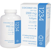 Creative BioScience - Coconut Oil 1234 2000 mg. - 180 Softgels