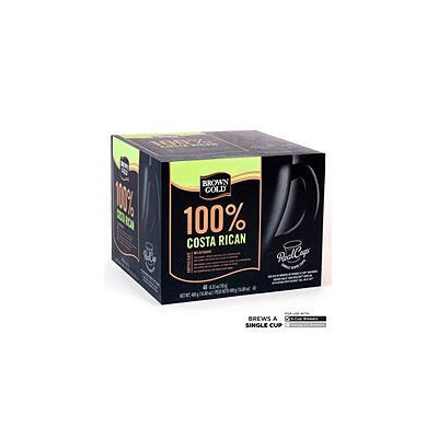 Mother Parkers Tea & Coffee Inc. Brown Gold 100% Costa Rican Coffee RealCups - 48 ct.