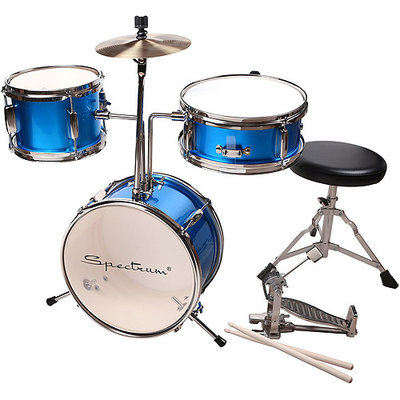 Piecell Spectrum Junior Drum Kit in Electric Blue