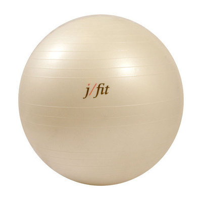 J/fit JFit 65cm Anti-Roll Gym Ball with Pump