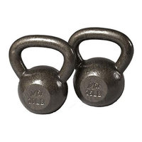 JFit Cast Iron Kettlebell 30-35 lb Set