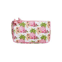 Jessie Steele 904-JS-249S Pink Pineapples Generous Cosmetic Bag Pack Of 2