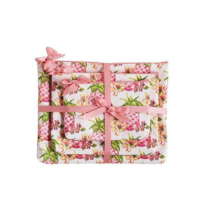 Jessie Steele 906-JS-249S Pink Pineapplesl 3 Piece Gift Set Pack Of 2