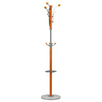 Cortesi Home Alpine Marble Coat Rack Finish: Dark Red-Brown