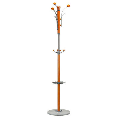 Cortesi Home Alpine Marble Coat Rack Finish: Dark Red-Brown
