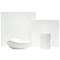 Red Vanilla Extreme White 16-Piece Dinnerware Set