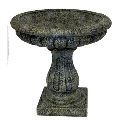 Cpi Co LadyBug Fluted Bird Bath/Moss
