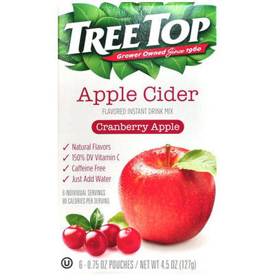 Tree Top Cranberry Apple Cider Instant Drink Mix, 0.75 oz, 6 count