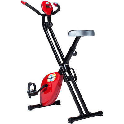 Moving Rider MRX-100 Upright Interactive Exercise Game Bike. Red