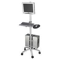Ziotek Aluminum Mobile Computer Workstation Cart II