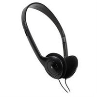 190 0862 Economical Adjustable Headphones, 4ft Cord