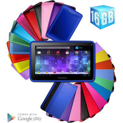 Visual Land Prestige Pro ME-7D-16GB-RED Internet Tablet PC - Cortex-A9 1.6 GHz Processor - 1GB RAM - 16GB Storage - 7.0-inch Display - Android 4.1 Jelly Bean - Red