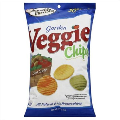 Sensible Portions Sea Salt Veggie Chips 5 Ounce 12 Per Case.