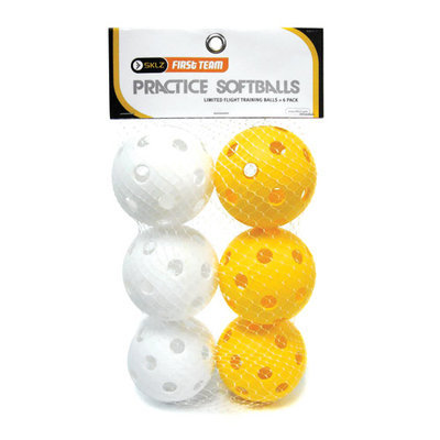SKLZ First Team Practice Softballs (6 Pack)