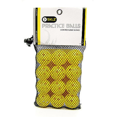 Sklz Limited Flight Small Practice Balls 12-Ball Pack