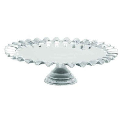 Woodland 27475 Sleek and Stylish Cake Stand With Exquisite Curved Edge Design