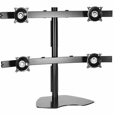 Chief Mfg. KTP445B Widescreen Quad Monitor Table Stand