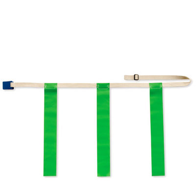 Bsn Triple Threat Flag Football Belts -Green (EA) - MED