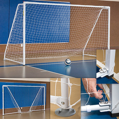Athletic Connection Portable Indoor Foldable Soccer Goal (1 Pair)