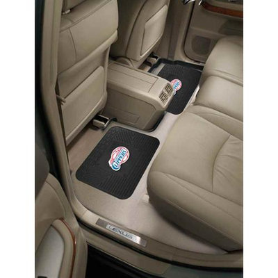 Fan Mats FANMATS 12374 NBA - Los Angeles Clippers Backseat Utility Mats 2 Pack