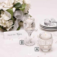 Taylor Gifts Rose Gel Curved Glass Set Of 6