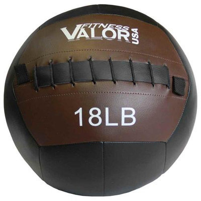 Valor Athletic WB-18 18lb Wall Ball - Black