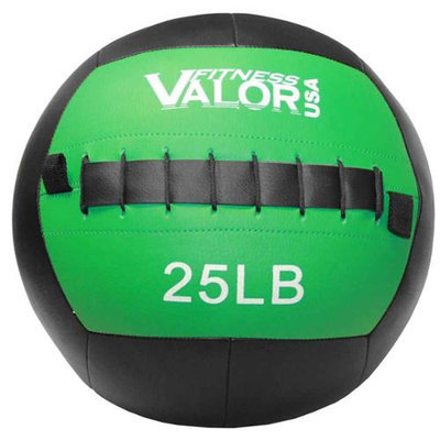 Valor Athletic WB-25 25lb Wall Ball - Black