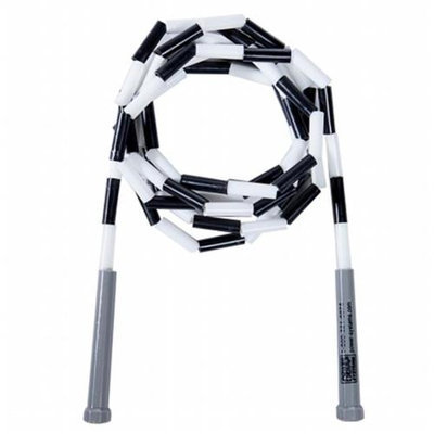 Power Systems 35219 9 ft. Beaded Jump Rope - Black-White