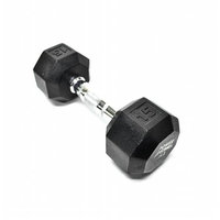 Power Systems 61550 Rubber Octagonal Dumbbell 50 lbs
