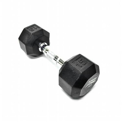 Power Systems 61590 Rubber Octagonal Dumbbell 90 lbs