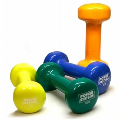Power Systems 61702 Deluxe Vinyl Dumbbell - 2 Lb