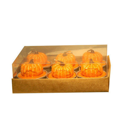 Fantastic Craft Pumpkin Tea Light Novelty Candle Set