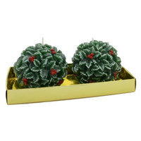Fantastic Craft Holly Ball Novelty Candle