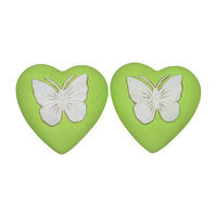 Fantastic Craft Butterfly Heart Novelty Candle Color: Pink