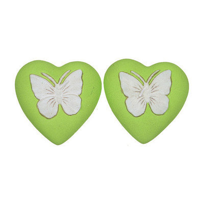 Fantastic Craft Butterfly Heart Novelty Candle Color: Pink