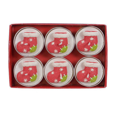 Fantastic Craft Lying Socks Tea Light Novelty Candle