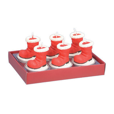 Fantastic Craft Santa Boot Tea Light Novelty Candle