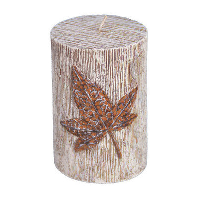 Fantastic Craft Maple Leaf Pillar Candle Size: 5