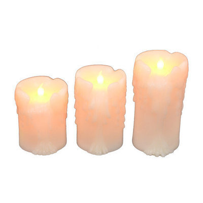 Fantastic Craft 3 Piece Dripping Candle Set with Remote
